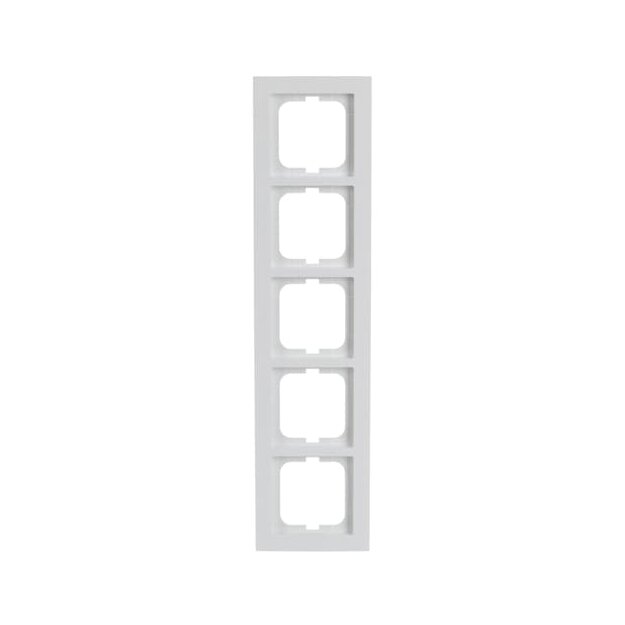 Busch-Jaeger 1725-284 Abdeckrahmen 5-fach Rahmen Studioweiß Busch-axcent® 2CKA001754A4347