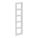 Busch-Jaeger 1725-284 Abdeckrahmen 5-fach Rahmen Studioweiß Busch-axcent® 2CKA001754A4347