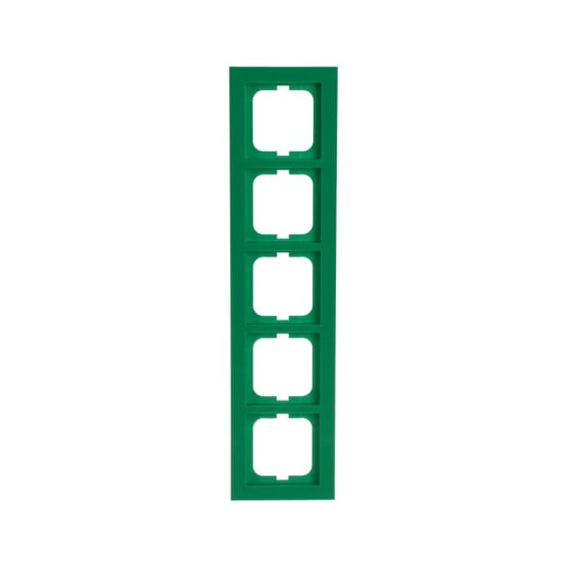 Busch-Jaeger 1725-286 Abdeckrahmen 5-fach Rahmen Grün Busch-axcent® 2CKA001754A4351
