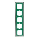 Busch-Jaeger 1725-286 Abdeckrahmen 5-fach Rahmen Grün Busch-axcent® 2CKA001754A4351