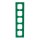 Busch-Jaeger 1725-286 Abdeckrahmen 5-fach Rahmen Grün Busch-axcent® 2CKA001754A4351