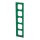 Busch-Jaeger 1725-286 Abdeckrahmen 5-fach Rahmen Grün Busch-axcent® 2CKA001754A4351