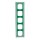 Busch-Jaeger 1725-286 Abdeckrahmen 5-fach Rahmen Grün Busch-axcent® 2CKA001754A4351