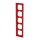 Busch-Jaeger 1725-287 Abdeckrahmen 5-fach Rahmen Rot Busch-axcent® 2CKA001754A4353