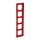 Busch-Jaeger 1725-287 Abdeckrahmen 5-fach Rahmen Rot Busch-axcent® 2CKA001754A4353