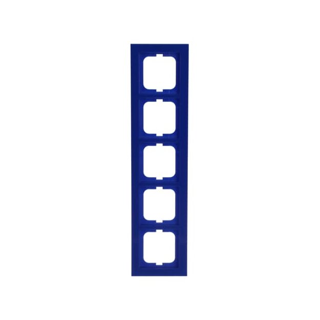 Busch-Jaeger 1725-288 Abdeckrahmen 5-fach Rahmen Blau Busch-axcent® 2CKA001754A4355
