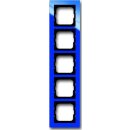 Busch-Jaeger 1725-288 Abdeckrahmen 5-fach Rahmen Blau...