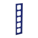 Busch-Jaeger 1725-288 Abdeckrahmen 5-fach Rahmen Blau Busch-axcent® 2CKA001754A4355