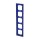 Busch-Jaeger 1725-288 Abdeckrahmen 5-fach Rahmen Blau Busch-axcent® 2CKA001754A4355
