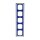 Busch-Jaeger 1725-288 Abdeckrahmen 5-fach Rahmen Blau Busch-axcent® 2CKA001754A4355