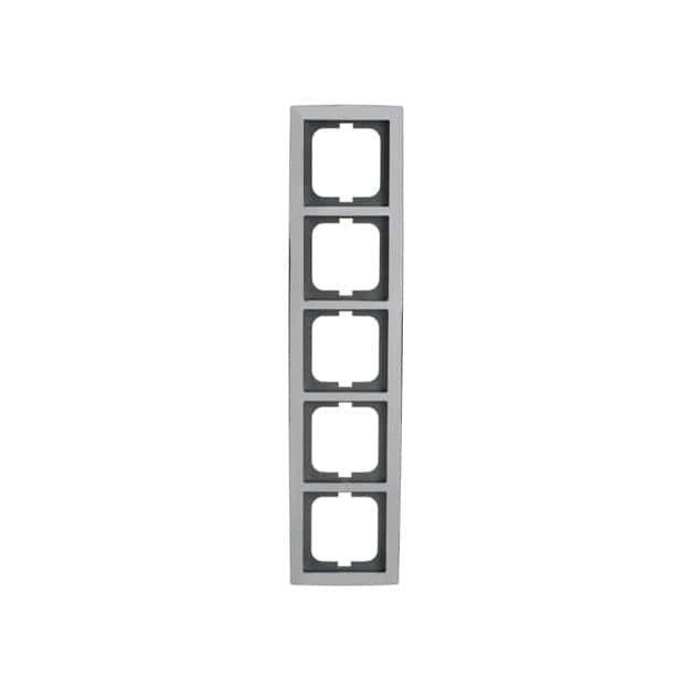Busch-Jaeger 1725-80G Abdeckrahmen 5-fach Rahmen (Thermoplast) Glanzchrom solo® 2CKA001754A4330