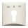 Busch-Jaeger 2155 PZ-32 Zentralscheibe mit Aufdruck (Thermoplast) Weiß Allwetter 44® (IP 44) 2CKA001710A2231