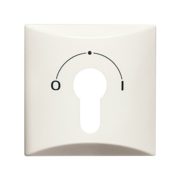 Busch-Jaeger 2155 SLPZ-32 Zentralscheibe mit Aufdruck (Thermoplast) Weiß Allwetter 44® (IP 44) 2CKA001710A2249