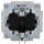 Busch-Jaeger 1742-84 Blindzentralscheibe mit Tragring (Thermoplast) Studioweiß carat® 2CKA001710A3161