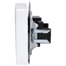 Busch-Jaeger 1749-84 Zentralscheibe mit Tragring (Thermoplast) Studioweiß carat® 2CKA001710A3163
