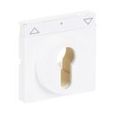 Busch-Jaeger 1755 SL/PZ-84-101 Zentralscheibe mit Beschriftungsfeld (Thermoplast) Studioweiß carat® 2CKA001710A3175