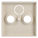 Busch-Jaeger 1743-82 Zentralscheibe als Abdeckung für handelsübliche Antennensteckdosen (Thermoplast) Weiß Busch-dynasty® 2CKA001724A2758