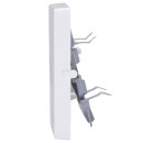 Busch-Jaeger 1789 TR-84 Wippe mit Aufdruck mit kleiner transparenter Kalotte (Thermoplast) Studioweiß carat® 2CKA001751A2755