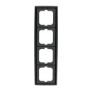 Busch-Jaeger 1724-80 Abdeckrahmen 4-fach Rahmen (Kunststoff) Chrom Matt solo® 2CKA001754A4107