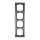 Busch-Jaeger 1724-80 Abdeckrahmen 4-fach Rahmen (Kunststoff) Chrom Matt solo® 2CKA001754A4107