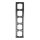 Busch-Jaeger 1725-80 Abdeckrahmen 5-fach Rahmen (Kunststoff) Chrom Matt solo® 2CKA001754A4108