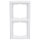 Busch-Jaeger 1722-184 Abdeckrahmen 2-fach Rahmen (Thermoplast) Studioweiß future® 2CKA001754A4174