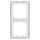 Busch-Jaeger 1722-184 Abdeckrahmen 2-fach Rahmen (Thermoplast) Studioweiß future® 2CKA001754A4174