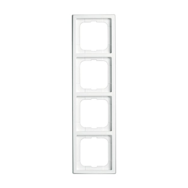 Busch-Jaeger 1724-184 Abdeckrahmen 4-fach Rahmen (Thermoplast) Studioweiß future® 2CKA001754A4176