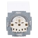Busch-Jaeger 20 EUK-84 SCHUKO® Steckdosen-Einsatz mit Klappdeckel (Thermoplast) Studioweiß 2CKA002018A1467