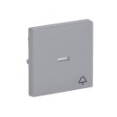 Busch-Jaeger 1789 KI-83 Wippe mit Aufdruck mit kleiner transparenter Kalotte (Kunststoff (lackiert)) Alusilber future® linear 2CKA001751A2952