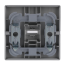 Busch-Jaeger 1789 TR-83 Wippe mit Aufdruck mit kleiner transparenter Kalotte (Kunststoff (lackiert)) Alusilber future® linear 2CKA001751A2953