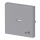 Busch-Jaeger 1789 TR-83 Wippe mit Aufdruck mit kleiner transparenter Kalotte (Kunststoff (lackiert)) Alusilber future® linear 2CKA001751A2953