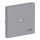 Busch-Jaeger 1789 TR-83 Wippe mit Aufdruck mit kleiner transparenter Kalotte (Kunststoff (lackiert)) Alusilber future® linear 2CKA001751A2953
