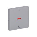 Busch-Jaeger 1788-83 Wippe mit Aufdruck mit kleiner roter Kalotte (Kunststoff (lackiert)) Alusilber future® linear 2CKA001751A2954