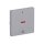 Busch-Jaeger 1788-83 Wippe mit Aufdruck mit kleiner roter Kalotte (Kunststoff (lackiert)) Alusilber future® linear 2CKA001751A2954