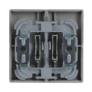 Busch-Jaeger 1785 JA-83 Wippe mit Aufdruck (Kunststoff (lackiert)) Alusilber future® linear 2CKA001751A2944