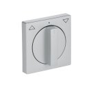 Busch-Jaeger 1740-83 Zentralscheibe mit Drehgriff, mit Aufdruck (Kunststoff (lackiert)) Alusilber future® linear 2CKA001710A3661