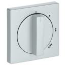 Busch-Jaeger 2542 DR/01-83 Zentralscheibe mit Drehgriff, mit Aufdruck (Kunststoff (lackiert)) Alusilber future® linear 2CKA001710A3671