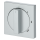 Busch-Jaeger 2542 DR/01-83 Zentralscheibe mit Drehgriff, mit Aufdruck (Kunststoff (lackiert)) Alusilber future® linear 2CKA001710A3671