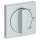 Busch-Jaeger 2542 DR/01-83 Zentralscheibe mit Drehgriff, mit Aufdruck (Kunststoff (lackiert)) Alusilber future® linear 2CKA001710A3671