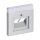 Busch-Jaeger 1803-02-83 Zentralscheibe 2-fach (Kunststoff (lackiert)) Alusilber future® linear 2CKA001710A3610