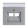 Busch-Jaeger 1803-02-83 Zentralscheibe 2-fach (Kunststoff (lackiert)) Alusilber future® linear 2CKA001710A3610