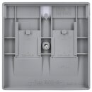 Busch-Jaeger 1800-83 Zentralscheibe mit Beschriftungsfeld (Kunststoff (lackiert)) Alusilber future® linear 2CKA001710A3676