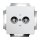 Busch-Jaeger 2095 UC-83 Unterputz-Potenzial-Ausgleichsstecker 2-fach (Kunststoff (lackiert)) Alusilber future® linear 2CKA002495A0089
