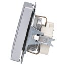 Busch-Jaeger 20 EUCKS-83 SCHUKO® Steckdosen-Einsatz mit erh. Berührungsschutz (Kunststoff (lackiert)) Alusilber 2CKA002013A5272