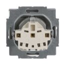 Busch-Jaeger 20 EUN-83 SCHUKO® Steckdosen-Einsatz mit Beschriftungsfeld (Kunststoff (lackiert)) Alusilber 2CKA002011A3810