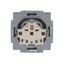 Busch-Jaeger 20 EUCKS/DV-83 SCHUKO® Steckdosen-Einsatz mit Aufdruck "EDV" (Kunststoff (lackiert)) Alusilber 2CKA002013A5273
