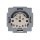 Busch-Jaeger 20 EUCKS/DV-83 SCHUKO® Steckdosen-Einsatz mit Aufdruck "EDV" (Kunststoff (lackiert)) Alusilber 2CKA002013A5273