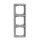 Busch-Jaeger 1723-183K future® linear-Abdeckrahmen 3-fach Rahmen (Kunststoff (lackiert)) Alusilber future® linear 2CKA001754A4308