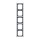 Busch-Jaeger 1725-183K future® linear-Abdeckrahmen 5-fach Rahmen (Kunststoff (lackiert)) Alusilber future® linear 2CKA001754A4310